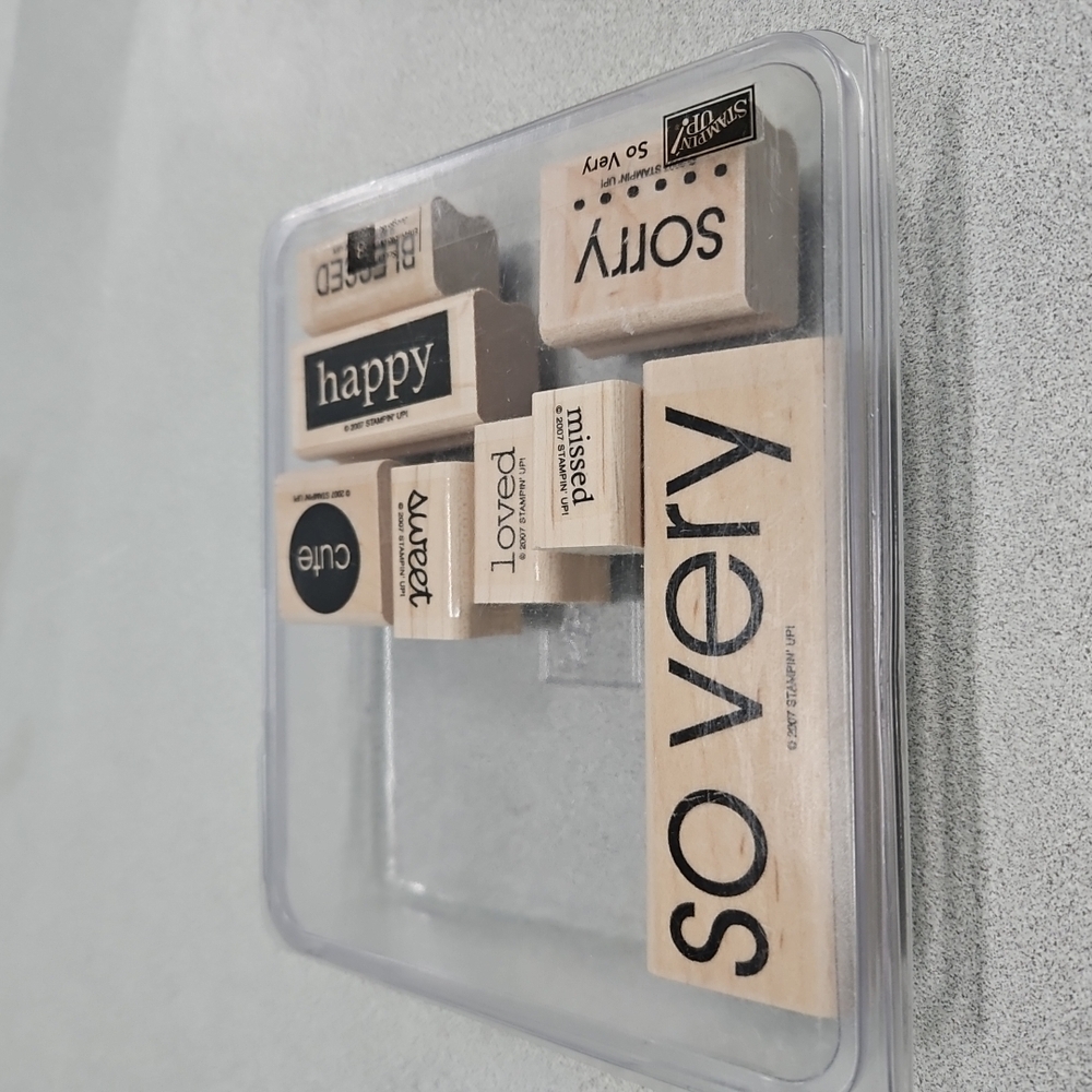 Wooden Stamp Set - Natural (CR-A)